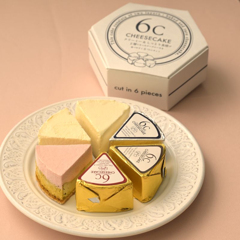 ６Cチーズケーキ　ストロベリーミックス【3種各2個入】