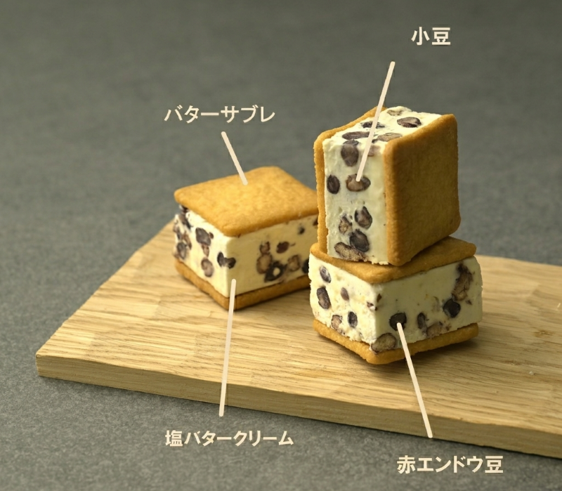 堀江バターサンド　塩あんバター【3個入】