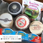 【送料無料】 食べきりチーズセット 6種類 【総重量910g】チーズ詰め合わせ