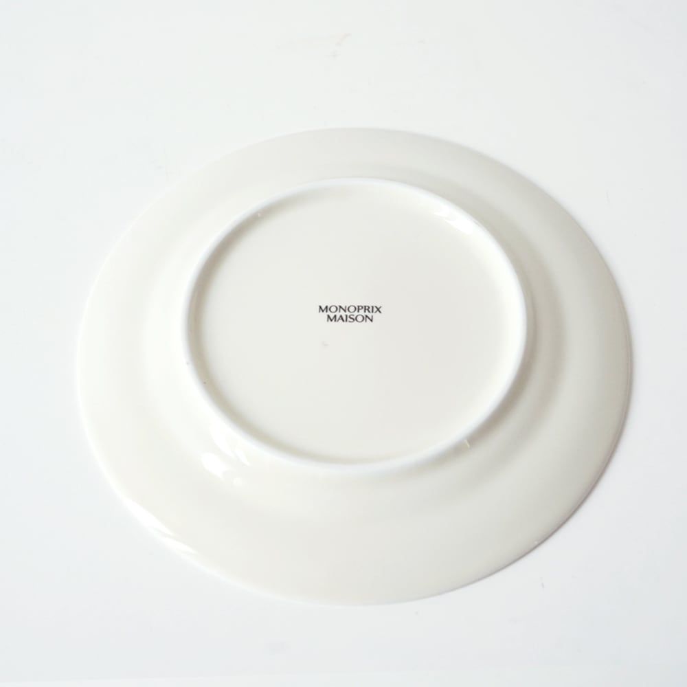 モノプリ パン皿 ボン・マタン 【18 × 18cm 重量約270g】 Assiette a pain rouge Bon matin【食洗機・電子レンジ対応】