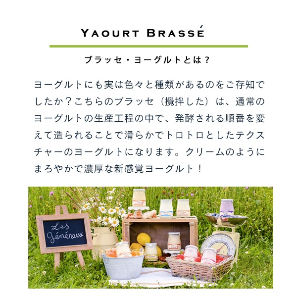ヨーグルト ププリエ ブラッセ プレーン 140g （総重量は200g） セット フランス産 ヨーグルト