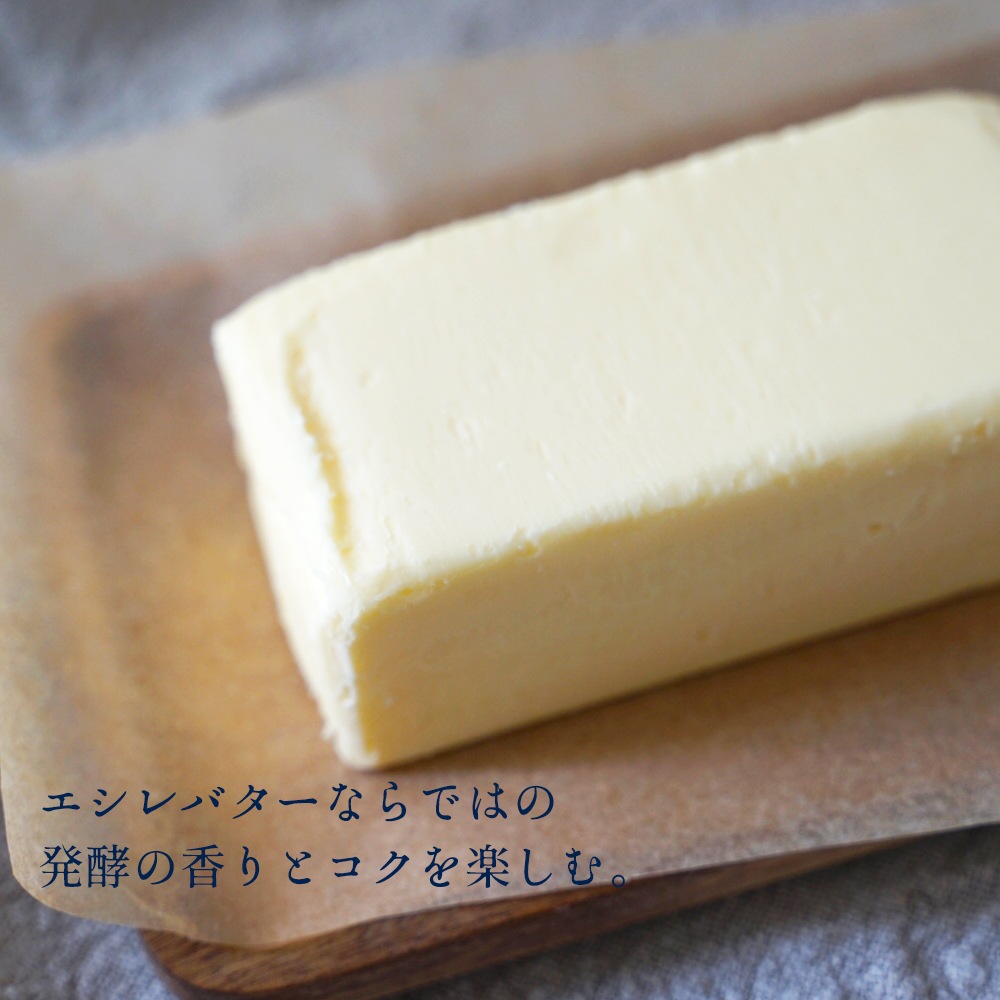 【送料無料・3個セット】エシレ 無塩バター 100g×3個セット｜AOP認証 フランス産 発酵バター 殺菌乳｜ブロックタイプ ECHIRE パリ直送