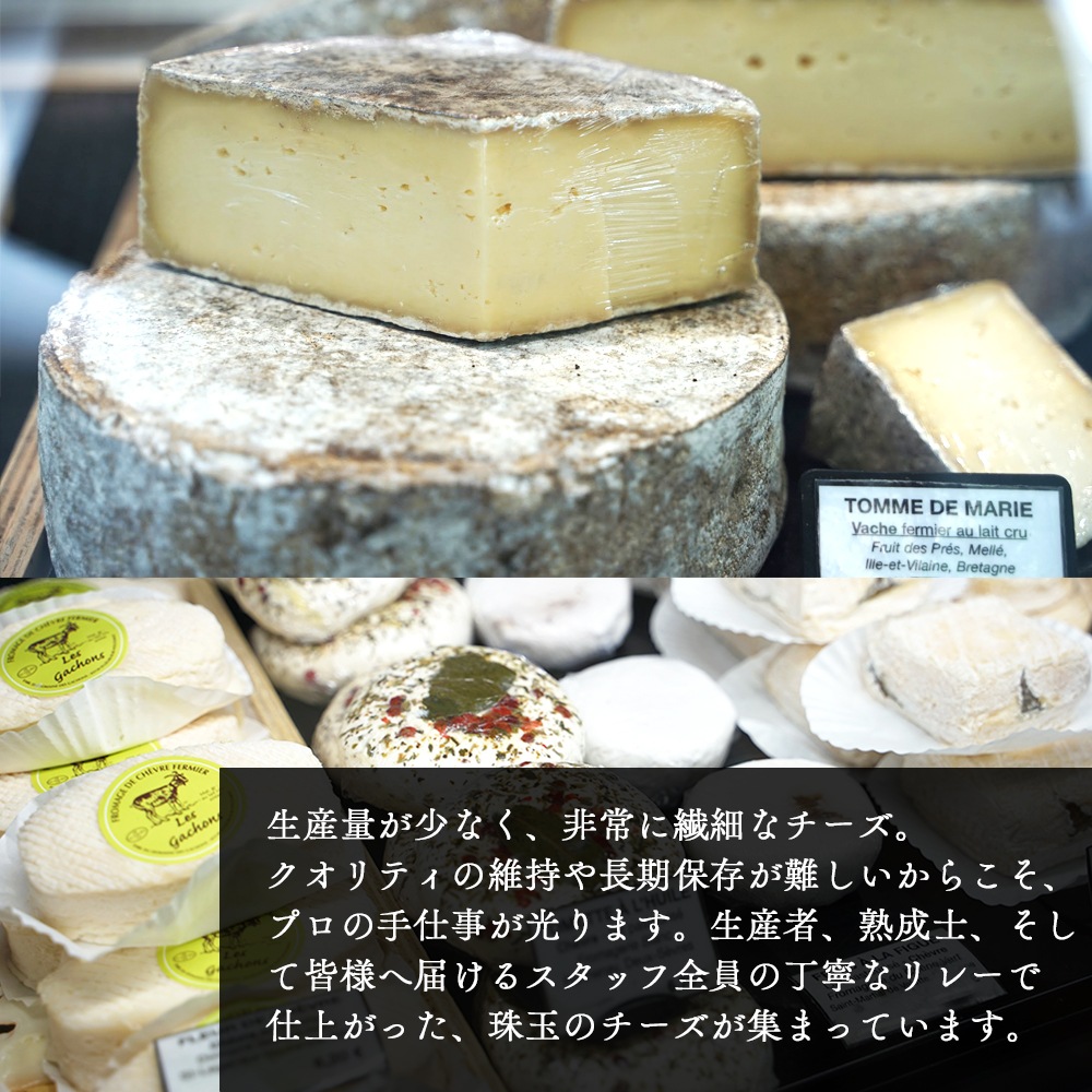 【パリのチーズ屋から直送】フランス・ブルターニュ地方フロマージュリー厳選 選べるセット｜TOMME DE MARIE 100g・H’ERMINE DE PLOUYE 80g・LA CELTIK 6枚・有塩バター125g｜完全予約販売｜7/1~順次出荷｜送料無料