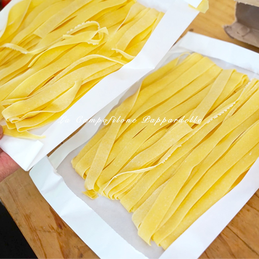 【パリ直送】ラ・カンポフィローネ パッパルデッレ 250g｜イタリア産 卵入り 平打ちパスタ エッグパスタ デュラム小麦 平飼い卵 本格イタリアン