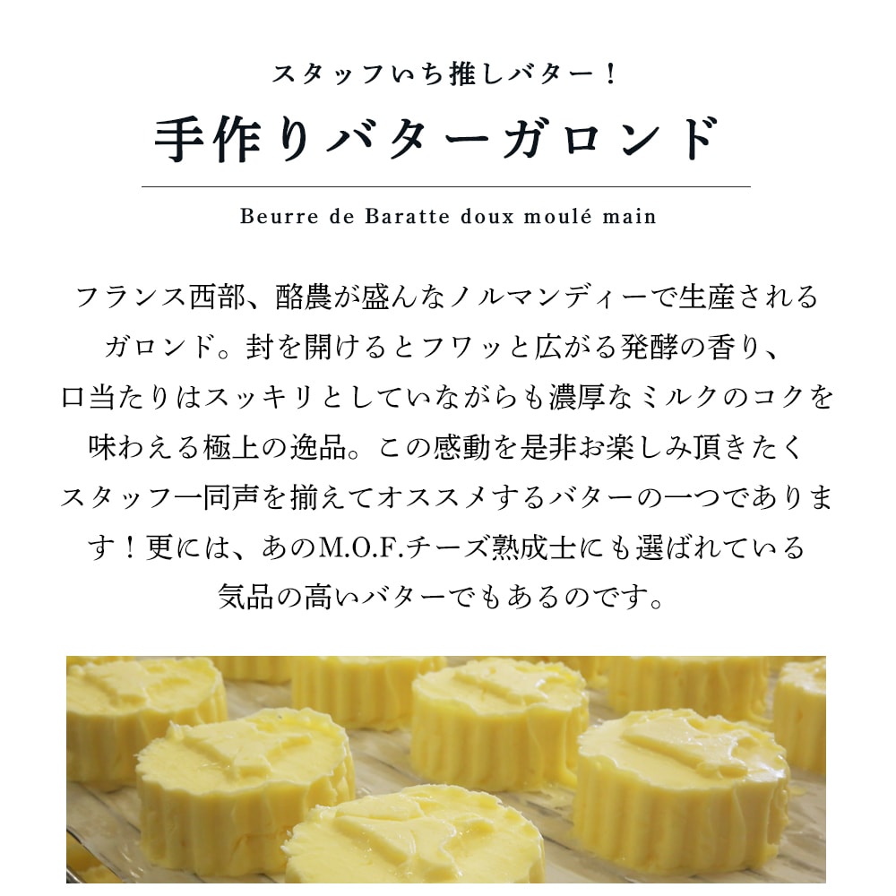 【送料無料・3個セット】ガロンド 有塩バター 250g×3個セット｜Reo社製 フランス ノルマンディー産 発酵バター 手作り 殺菌乳 日本未入荷｜Le Gaslonde パリ直送