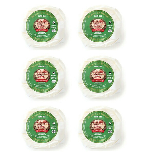【送料無料・6個セット】ガロンド 有塩バター 250g×6個セット｜Reo社製 フランス ノルマンディー産 発酵バター 手作り 殺菌乳 日本未入荷｜Le Gaslonde パリ直送