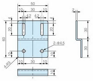 CK－4Z | スチール製外部取付金具,CK－Z型 | | タック