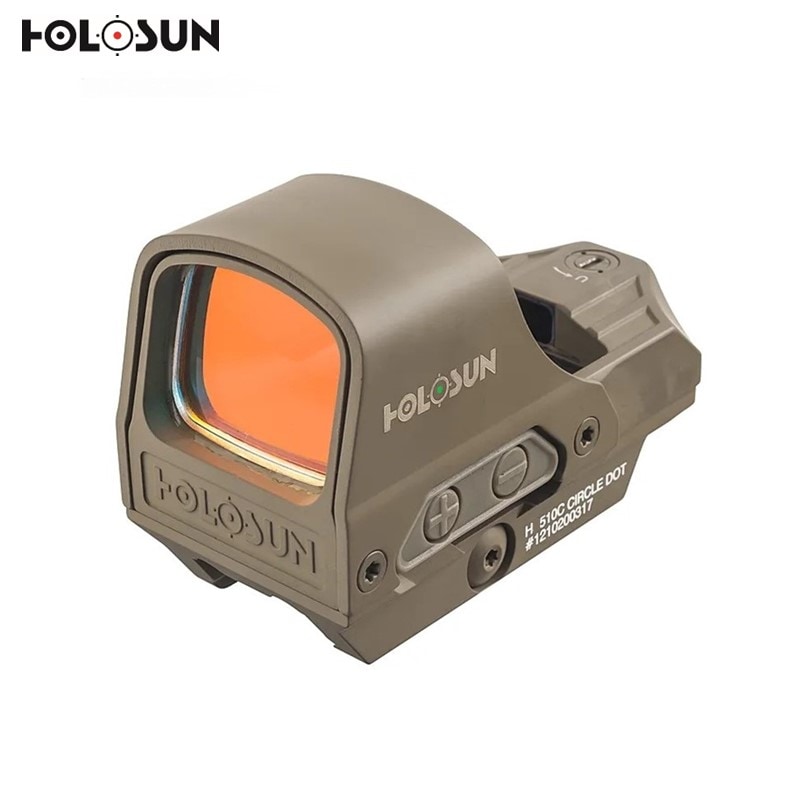 HOLOSUN / ホロサン HE510C-GR Open Reflex グリーン サークル ダットサイト ソーラーモデル FDE [HE510C GR FDE ]