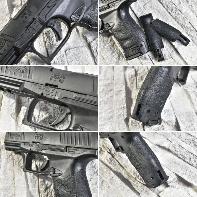 VFC WALTHER ワルサー New PPQ M2 4inch Slide ガスブローバック 正規日本版 ダブルマグ［予備マガジン付属］[SA3-PPQM2_S-BK02]