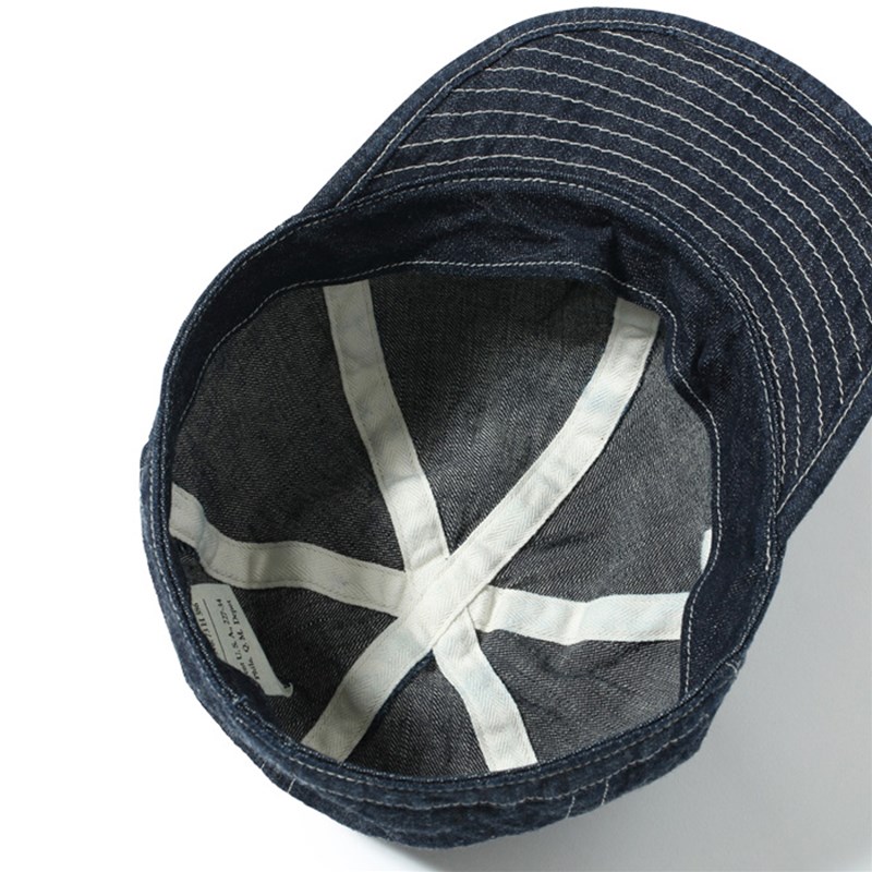 BUZZ RICKSON'S バズリクソンズ ARMY DENIM CAP SOLID MODEL 日本製 定番 ミリタリー アーミー デニム キャップ (MOD.) BR02308