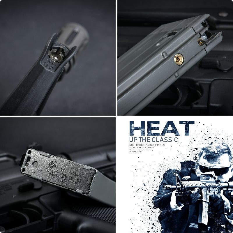 VFC Colt M733 正規ライセンス JP版 GBBR コルト コマンドー ガスブローバック BK［VF2J-LM733-BK01］