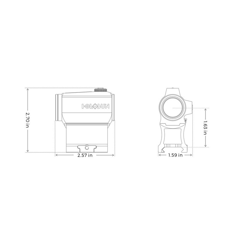 HOLOSUN HS403B Micro レッド ドットサイト