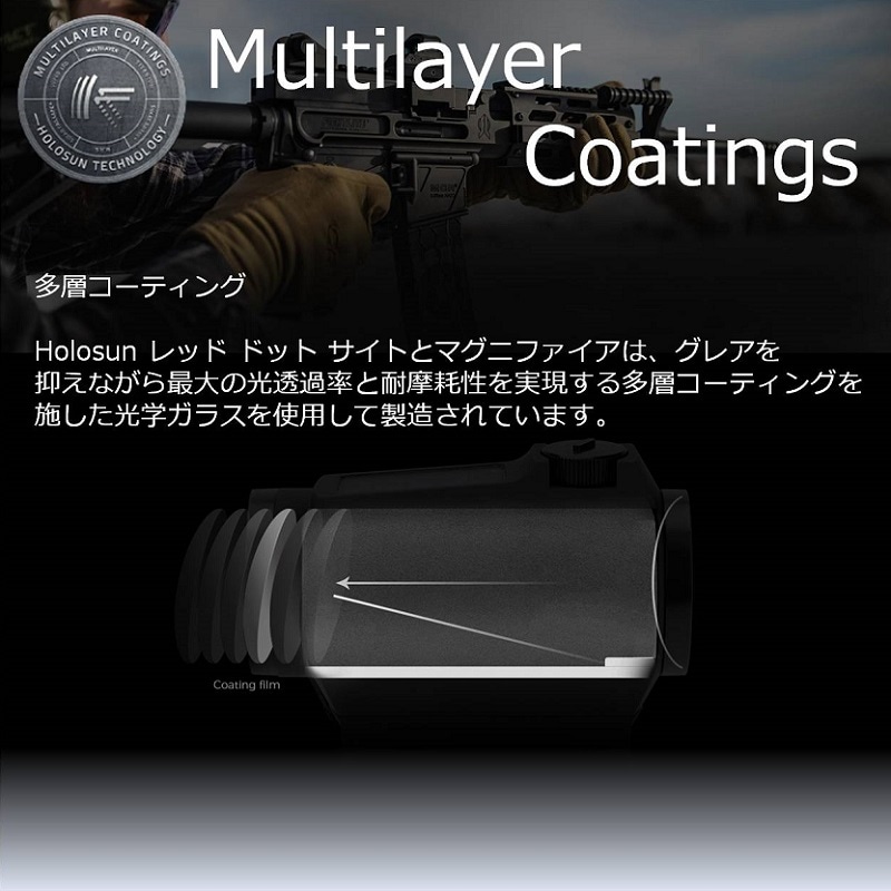 HOLOSUN HS515GM Micro レッド サークルドットサイト