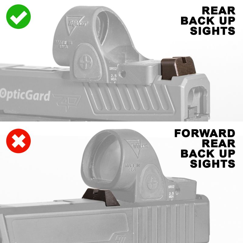 OpticGard / オプティックガード Trijicon SRO用 スコープカバー