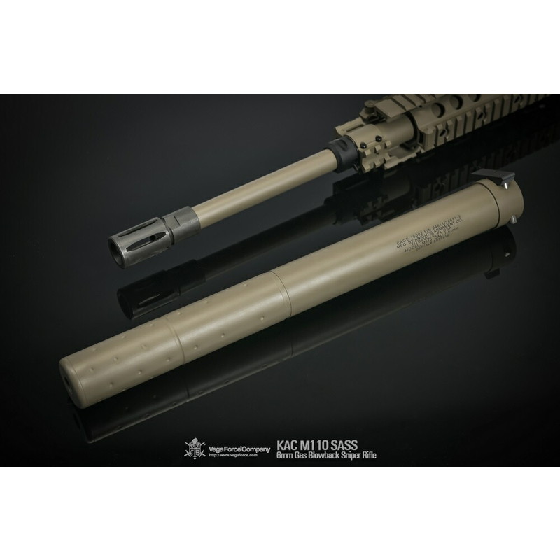 VFC KAC M110 正式ライセンス刻印入 QD Suppressor サプレッサー TAN