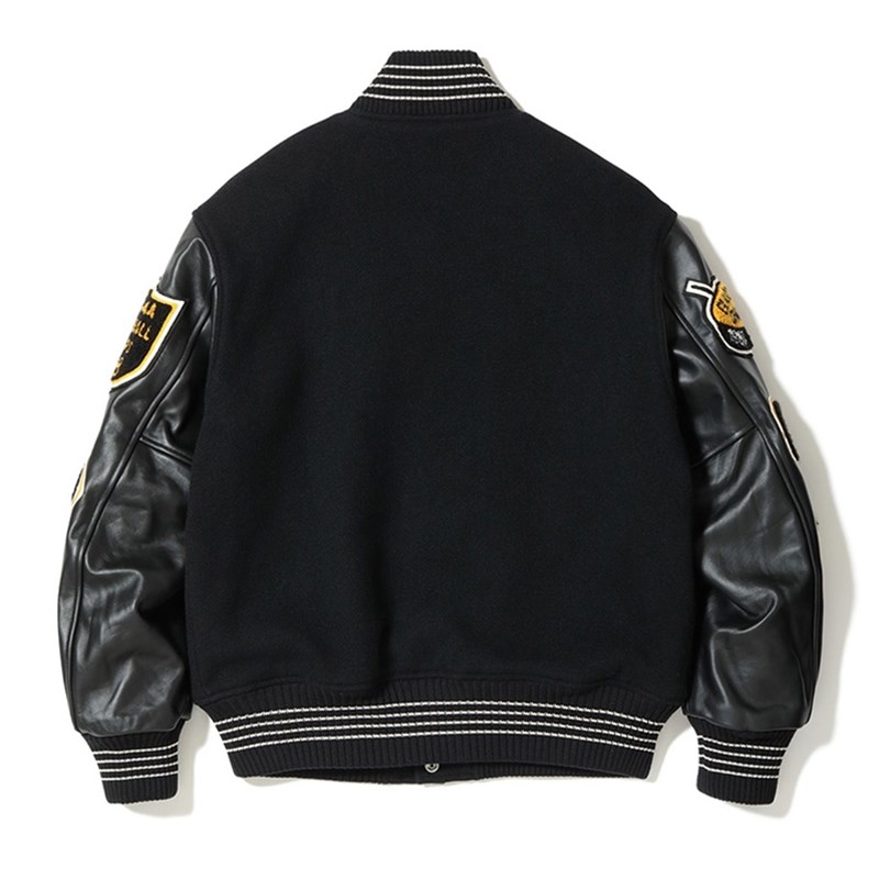 WHITESVILLE / ホワイツビル 30oz. WOOL MELTON アワードジャケット “MAVERICKS” Black 38(M)[WV15605]