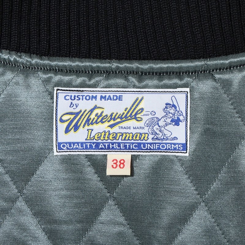 WHITESVILLE / ホワイツビル 30oz. WOOL MELTON アワードジャケット “MAVERICKS” Black 38(M)[WV15605]