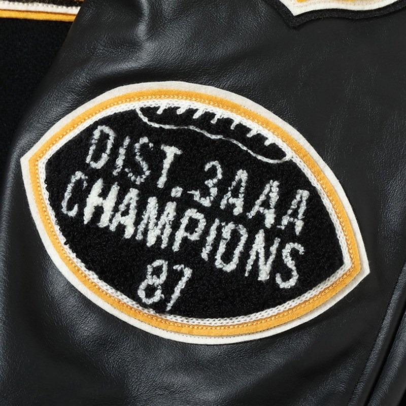 WHITESVILLE / ホワイツビル 30oz. WOOL MELTON アワードジャケット “MAVERICKS” Black 38(M)[WV15605]