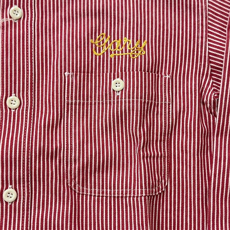 SUGAR CANE / シュガーケーン HICKORY STRIPE ワークシャツ SC29376 119 BKストライプ S