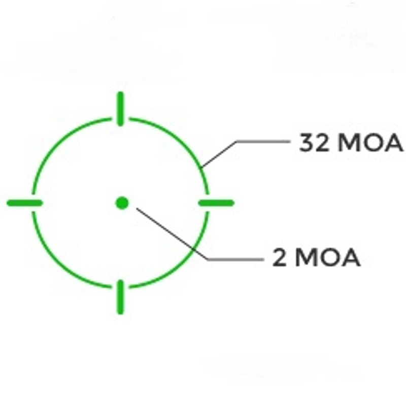 HOLOSUN SCS-MOS-GR Open Reflex Solar Charging グリーンドット ダットサイト BK