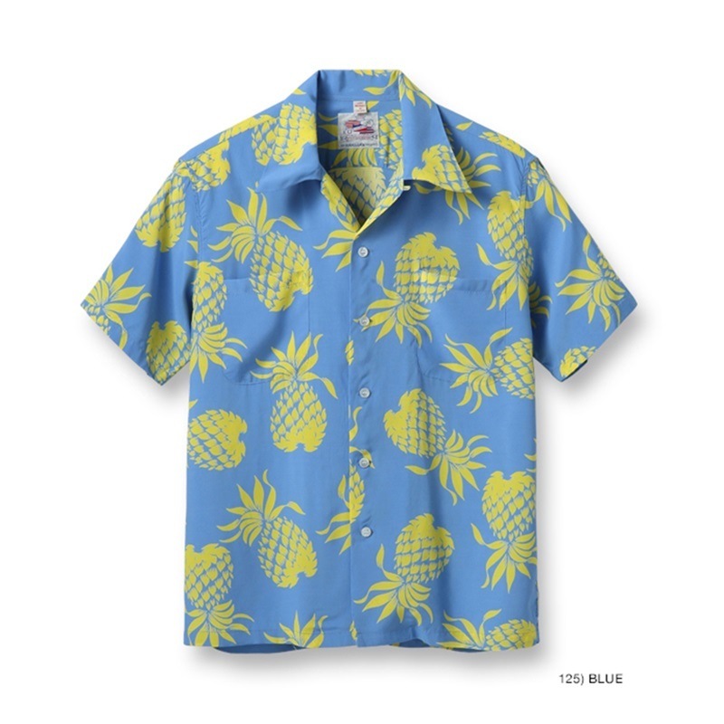 DUKE KAHANAMOKU 定番 半袖 ハワイアン アロハシャツ  SPECIAL EDITION “DUKE'S PINEAPPLE” (SHORT SLEEVE) DK36201