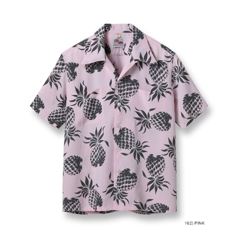 DUKE KAHANAMOKU 定番 半袖 ハワイアン アロハシャツ  SPECIAL EDITION “DUKE'S PINEAPPLE” (SHORT SLEEVE) DK36201