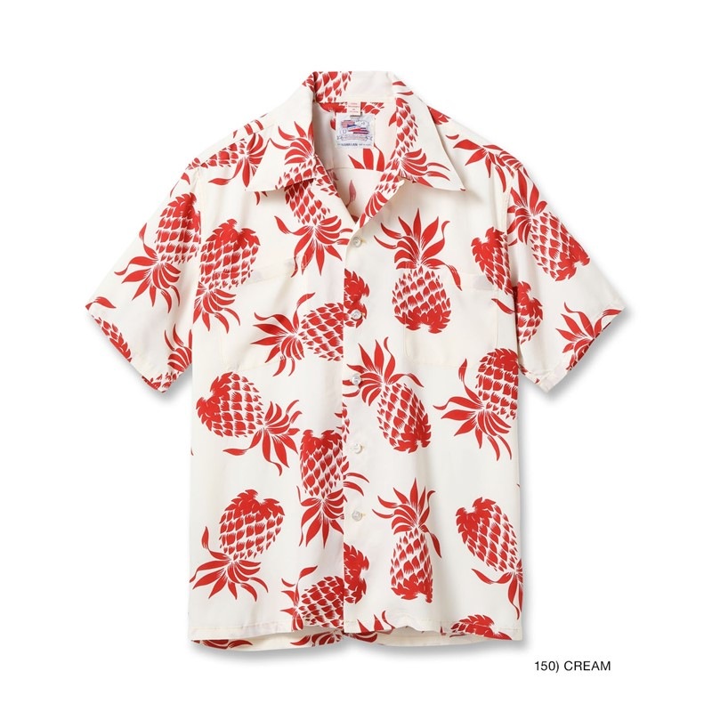 DUKE KAHANAMOKU 定番 半袖 ハワイアン アロハシャツ  SPECIAL EDITION “DUKE'S PINEAPPLE” (SHORT SLEEVE) DK36201