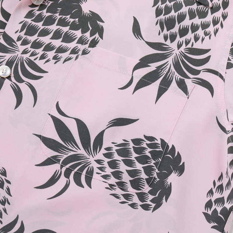 DUKE KAHANAMOKU 定番 半袖 ハワイアン アロハシャツ  SPECIAL EDITION “DUKE'S PINEAPPLE” (SHORT SLEEVE) DK36201