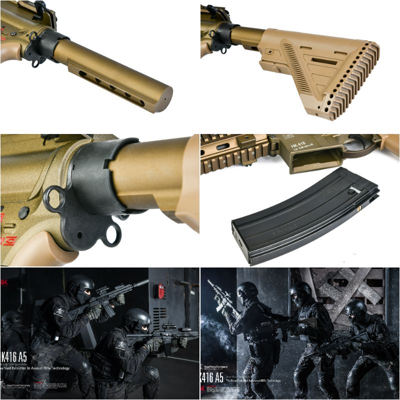 VFC Umarex HK416A5 GBBR V3 ガスブローバック BK 正規日本版 [VF2J-LHK416A5-BK03]