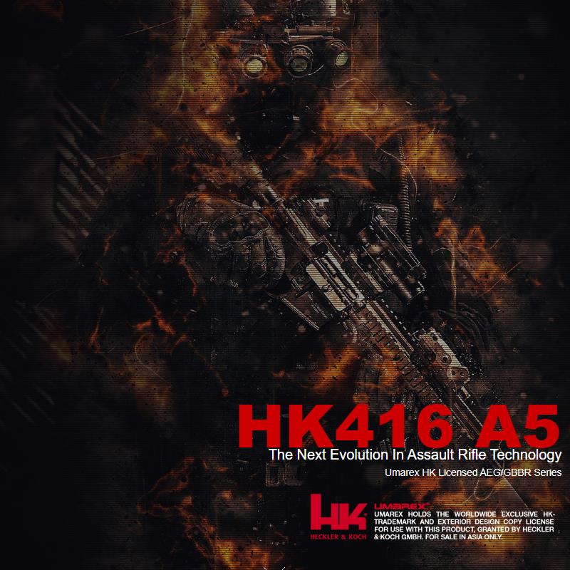 VFC Umarex HK416A5 GBBR V3 ガスブローバック BK 正規日本版 [VF2J-LHK416A5-BK03]