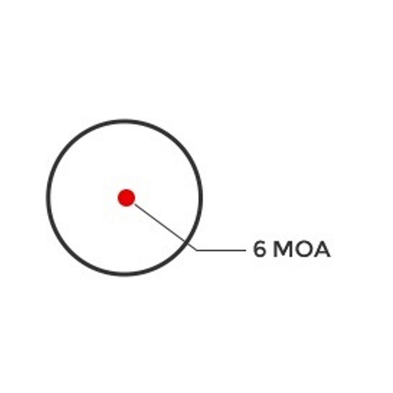 HOLOSUN EPS-RD6 Open Reflex レッドドット ダットサイト RMRアダプタープレート付属