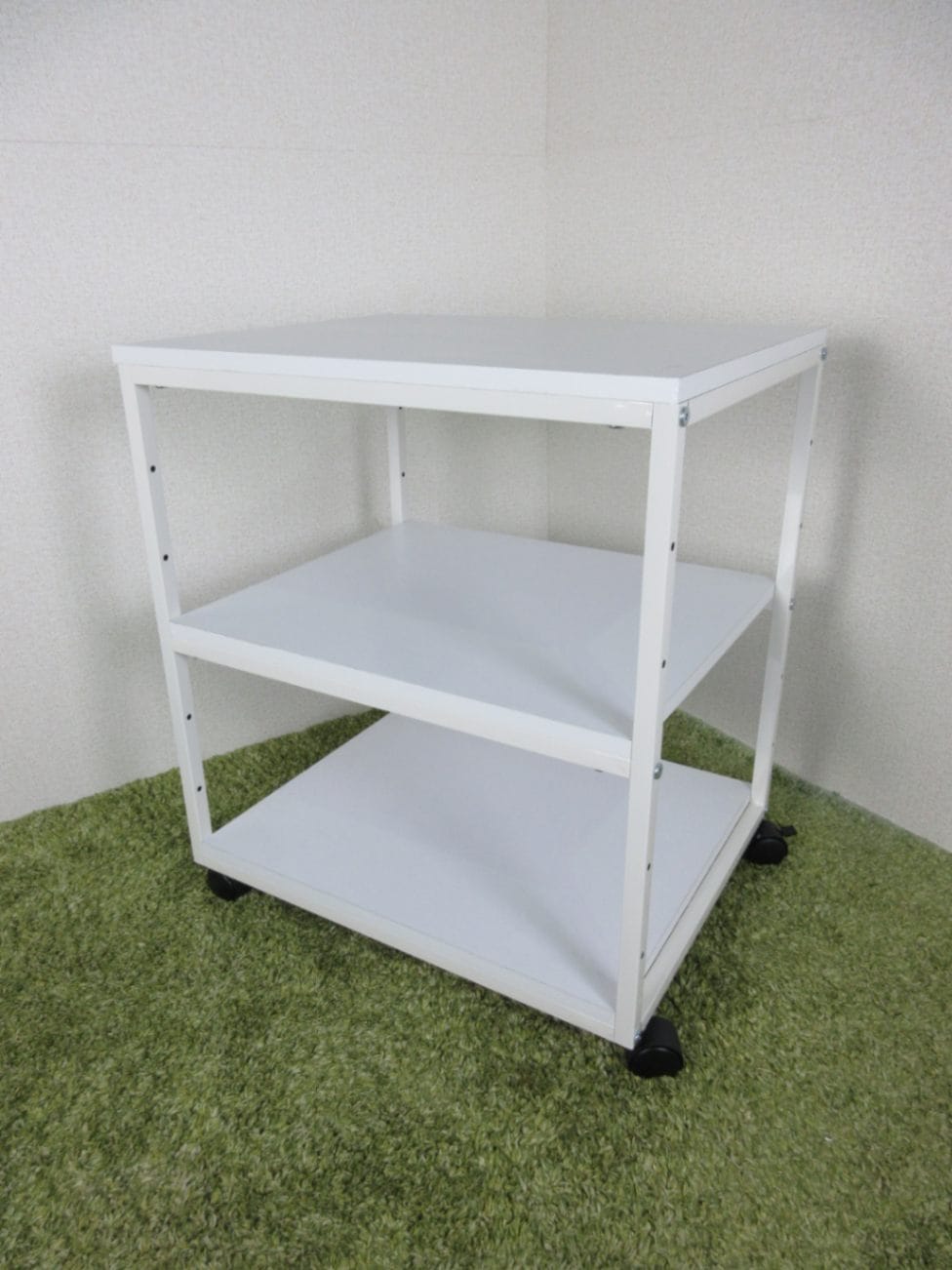 中古　パソコン・プリンターラック　白 中古 パソコン・プリンターラック 白