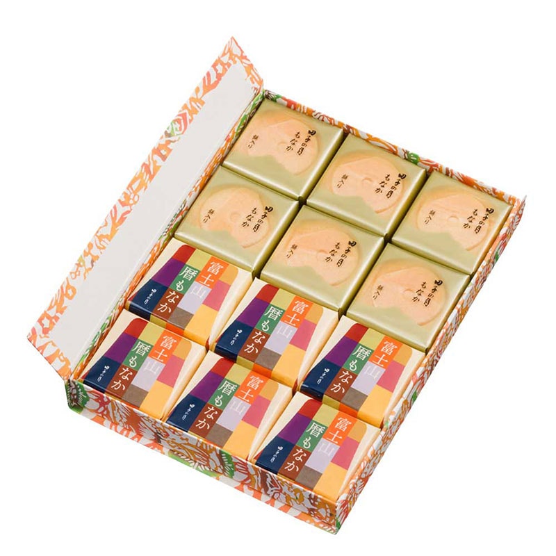 富士山暦もなか＆田子の月もなか(6月限定：青梅) 12個入