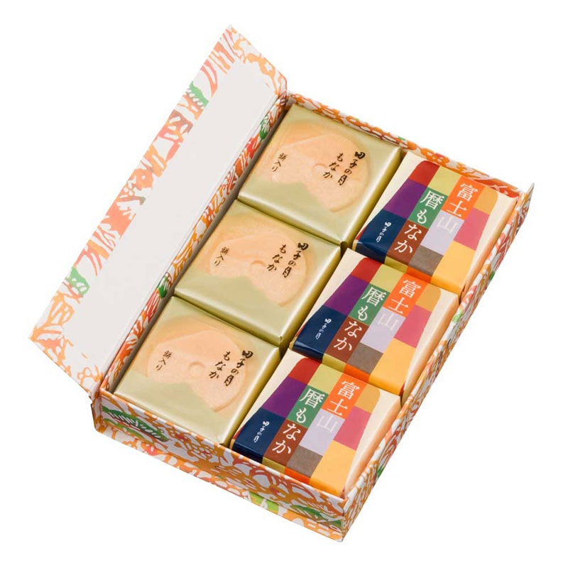 富士山暦もなか＆田子の月もなか(2月限定：チョコ) 6個入