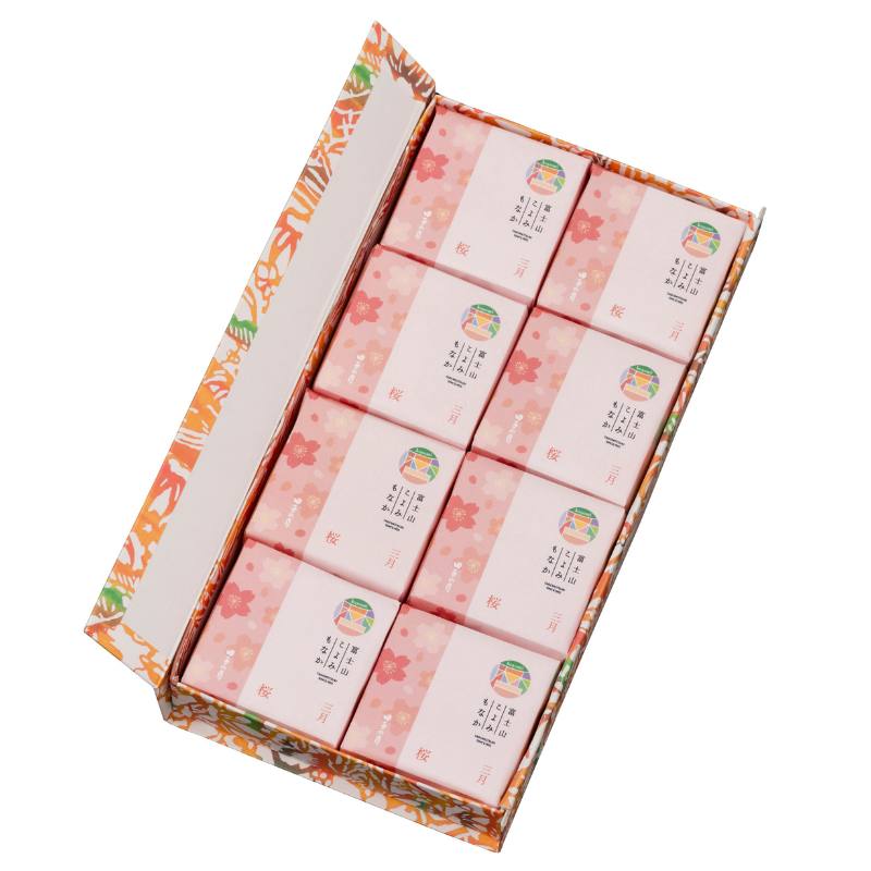 富士山こよみもなか(3月限定：桜) 8個入