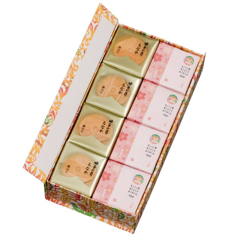 富士山こよみもなか＆田子の月もなか(3月限定：桜) 16個入