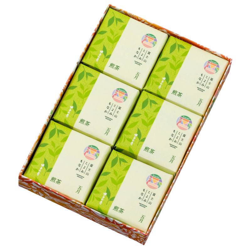 富士山暦もなか(5月限定：煎茶) 6個入