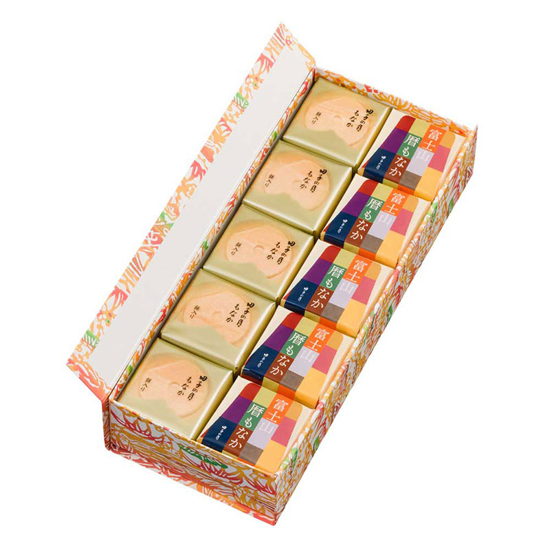 富士山暦もなか＆田子の月もなか(5月限定：煎茶) 20個入