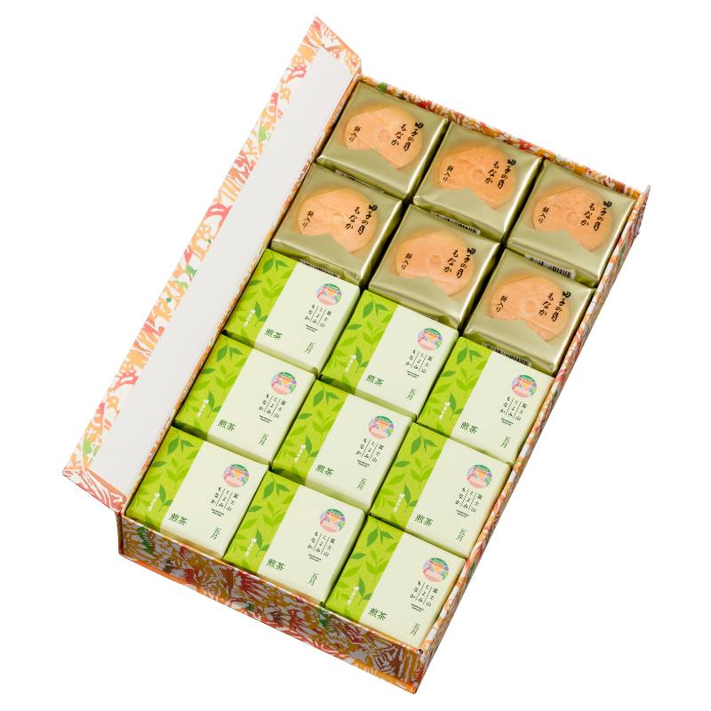 富士山暦もなか＆田子の月もなか(5月限定：煎茶) 30個入