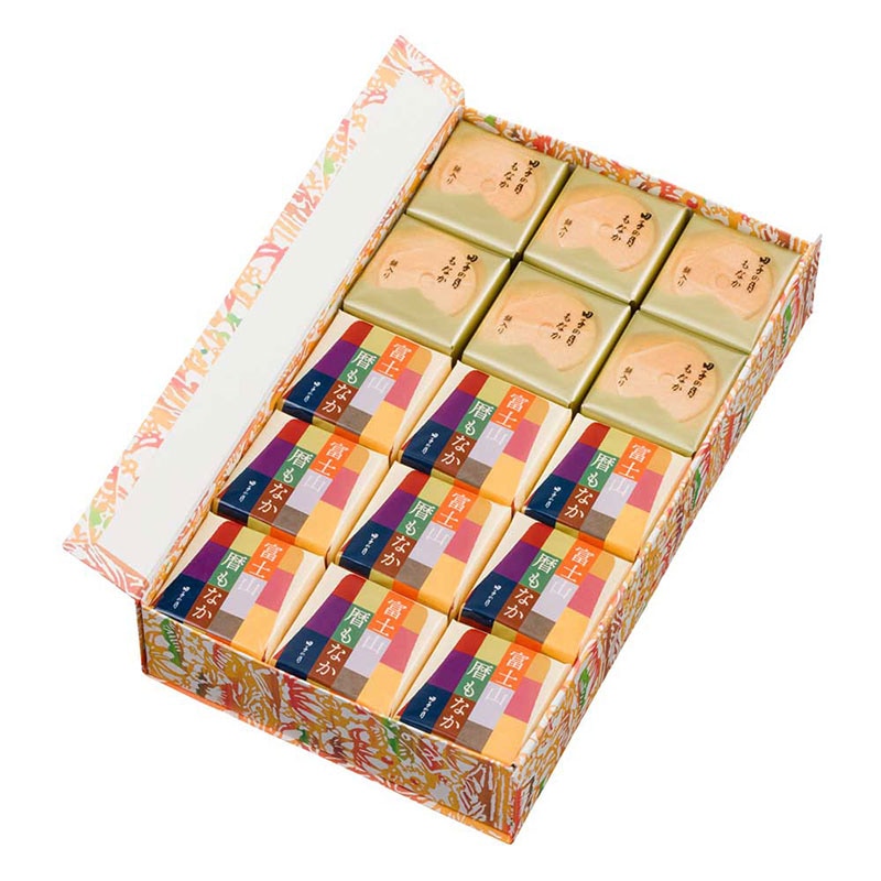 富士山暦もなか＆田子の月もなか(8月限定：ほうじ茶檸檬) 30個入