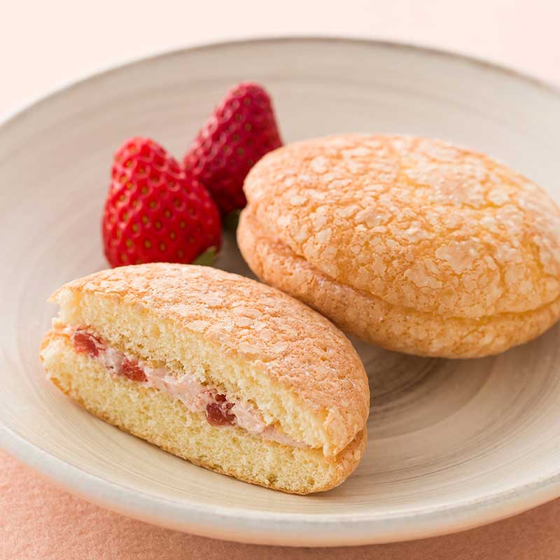 もんぱり(いちご＆チーズ＆あんず)