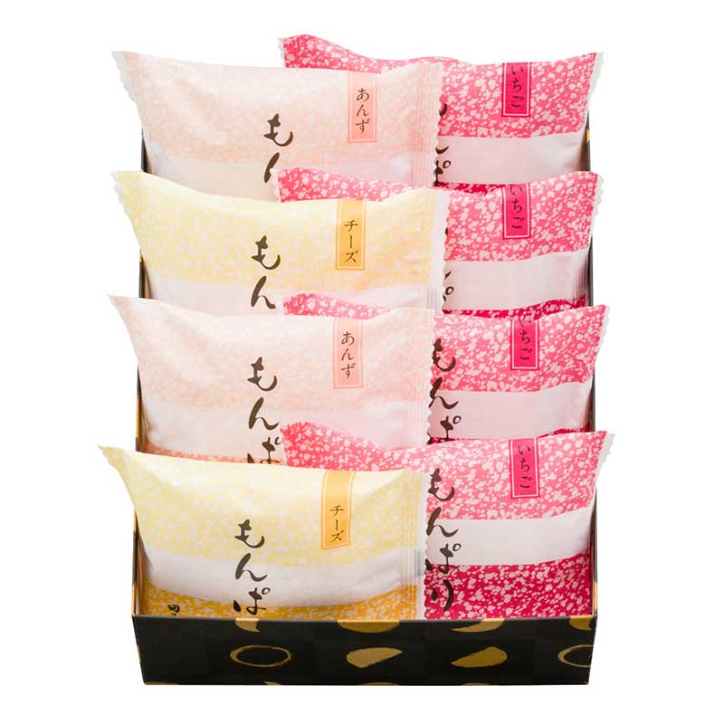 もんぱり(いちご＆チーズ＆あんず) 8個入