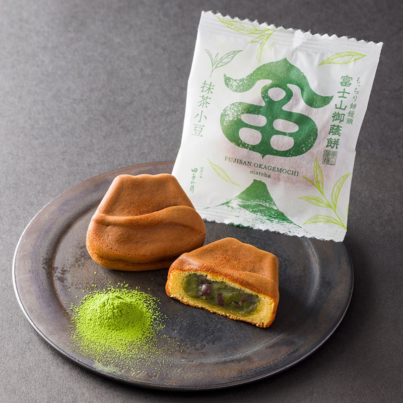 ★富士山御蔭餅(抹茶小豆)