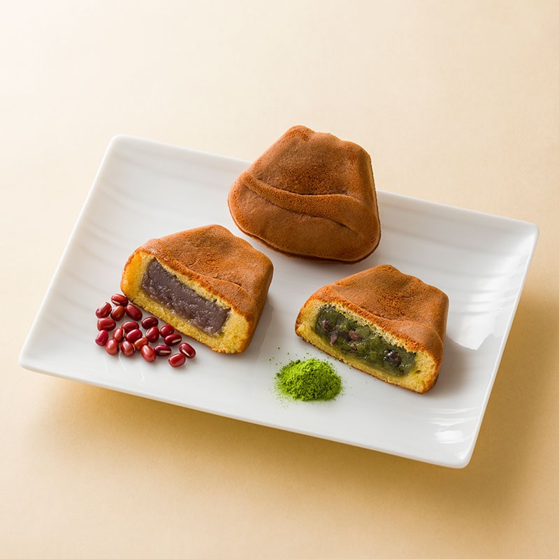 ★富士山御蔭餅＆富士山御蔭餅(抹茶小豆)