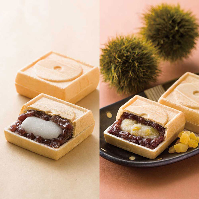 富士山暦もなか＆田子の月もなか(10月限定：栗) 12個入【送料込み】