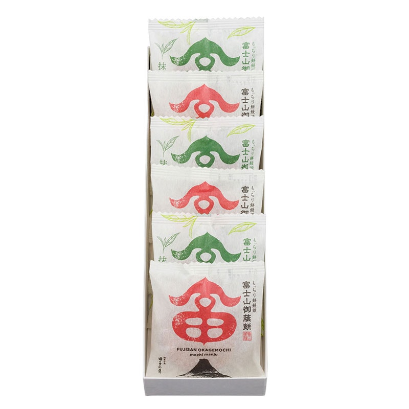 富士山御蔭餅＆富士山御蔭餅(抹茶小豆)