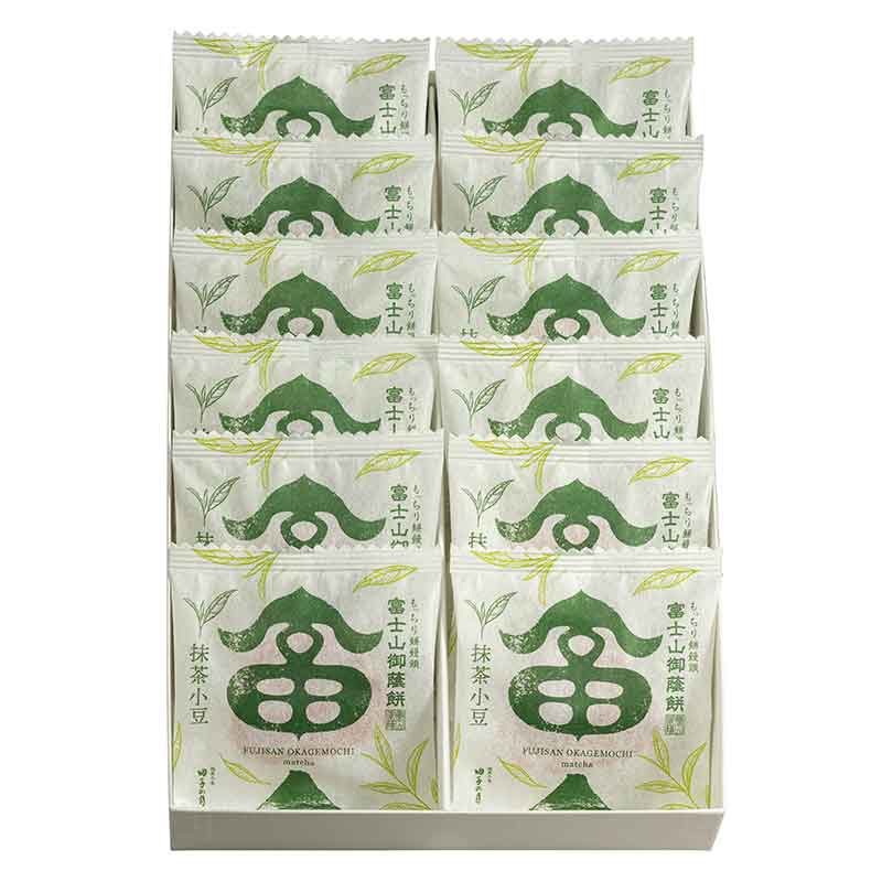 富士山御蔭餅(抹茶小豆)