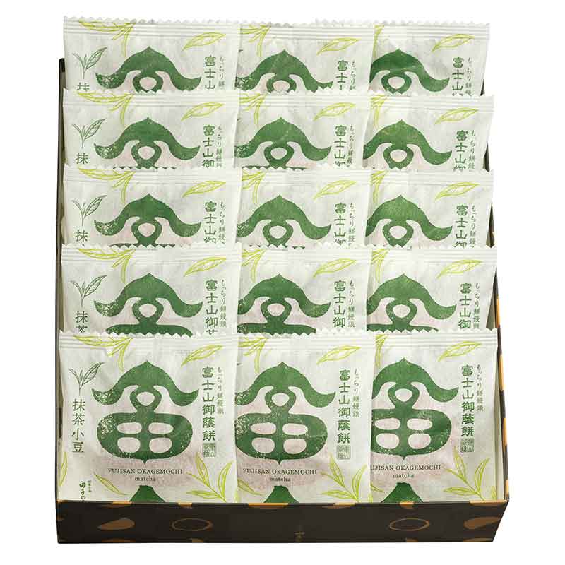 富士山御蔭餅(抹茶小豆)
