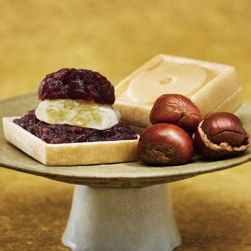 富士山暦もなか(10月限定：栗) 20個入