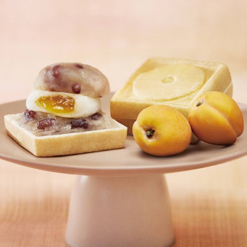 富士山暦もなか(7月限定：杏) 12個入【送料込み】